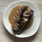 Sausage, Charred Cabbage & Mustard Gravy (FREE)