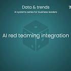 🎲 AI red teaming integration