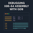 Debugging X86-64 Assembly with GDB