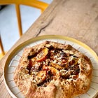 Pumpkin, kale & hazelnut galette