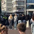 Despite Safety Measures, Students Rebelled With a Protest With Police Intervention