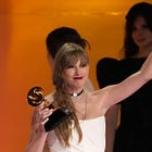 Taylor Swift makes Grammy history as female musicians sweep top gongs