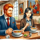 Interlude, First seeing the restaurant
