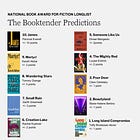 Guessing the NBA Fiction Longlist