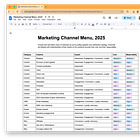 604. Channel menu, 2025 🍛