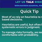 Quick Tip: Get comfortable with probability when thinking about risk