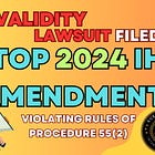 2024 IHR Amendments Lawsuit FILED | Are Three Little Words & IOJ's Lawsuit All It Takes To Stop Late IHR Amendments Adopted At WHA77? Maybe