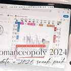 Romanceopoly 2024 Fall Update + 2025 Sneak Peak