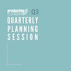 Join us for our next Quarterly Planning Session on June 26, 2024, 11am PDT