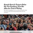 Kamala Harris: A Cautionary Revisit 