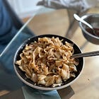 Chili Oil Garlic Noodles (V, GF Option)