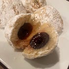 Cherry Stuffed Amaretti Cookies 