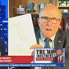 America's National Pastime Is Watching Rudy Giuliani Cry About Trump Indictment On TV And Laughing At Him