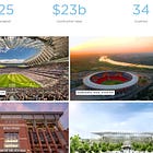 Los estudios de arquitectura se frotan las manos ante los proyectos de estadios mundialistas