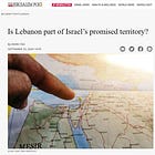 GREATER ISRAEL - and why Israel is attacking Lebanon?