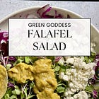 Green Goddess Falafel Salad for 2 🥗