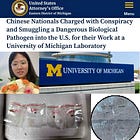 FBI Arrests CCP-Linked University of Michigan Researcher for Smuggling Agroterrorism Pathogen