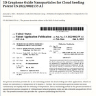 You Are Not Sick. You Are Being POISONED: 3D Graphene Oxide Nanoparticles for Cloud Seeding Patent US 2022/0002159 A1