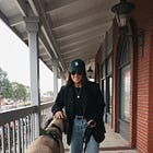 Baggy jeans, big dog & editing my closet