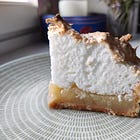 A recipe for pineapple weed meringue pie