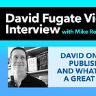 Interview with literary agent David Fugate