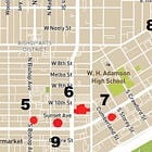 Bishop Arts, Davis Street, Jefferson St. Houses of Hate. 