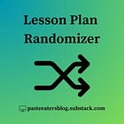 🖥️ Lesson Plan Randomizer Beta (+ Download) 