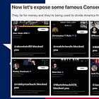 EXPOSING CONSERVATIVE GRIFTERS