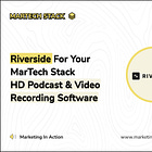 Riverside For Your MarTech Stack—HD Podcast & Video Recording Software