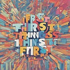 "First Things First" Isn't About Sequence