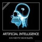 Artificial Intelligence vs. Programmed Stupidity