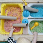Simple sensory play activities + guide