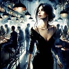 In the bar