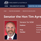 Australian Senator Tim Ayres insults Australians and denies reality in excess deaths debate.