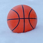 Report: Basketball “Too Far” Into Snowy Yard to Go Get Right Now