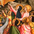 Who was at the Ascension of Christ?