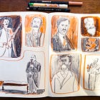 10. Drawing people in panels