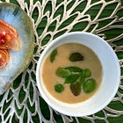 Cold Cherimoya Soup