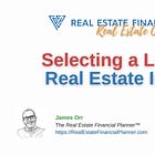 Selecting a Lender for Real Estate Investors