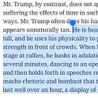 New York Times Declares Biden Decrepit Old Man, Trump Strong Youthful Dancing Machine