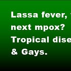 Lassa fever, another Mpox coming? There is no vaccine. Questions not being asked. After HIV and mpox, a 3rd tropical disease impacting us? 