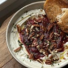 Homemade Fig Jam & Whipped Goat Cheese