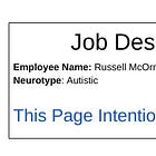Observations about (a review of)^2 Autism Employment