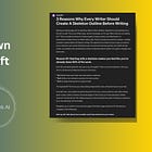 5 Steps To Effortlessly Write A First Draft (Of Anything)