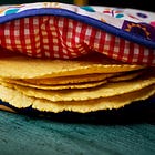 Homemade Corn Tortillas and Costa Rican Beans and Rice