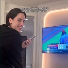 Caitlin Clark gives sports commentating a try in hotel room
