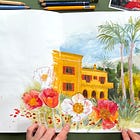 Travel Sketchbook Tour - Trip To The South Of France