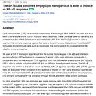 Empty mRNA Jab LNPs are contaminated with Endotoxin that increases NF-κB 