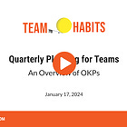 RECORDING: January 17, 2024 Quarterly Planning for Teams