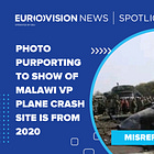 Photo purporting to show Malawi Vice President Chilima’s plane crash is old